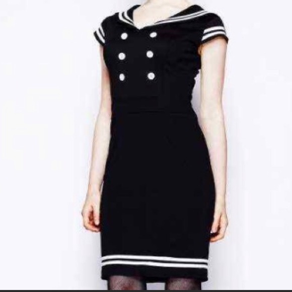 Hot Topic Hell bunny Vixen Sailor Dress - Picture 1 of 5